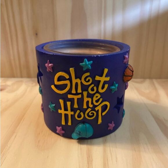 Vintage 1997 Sanrio by Vanmark Pochacco Shoot the Hoop Candleholder - Picture 3 of 6